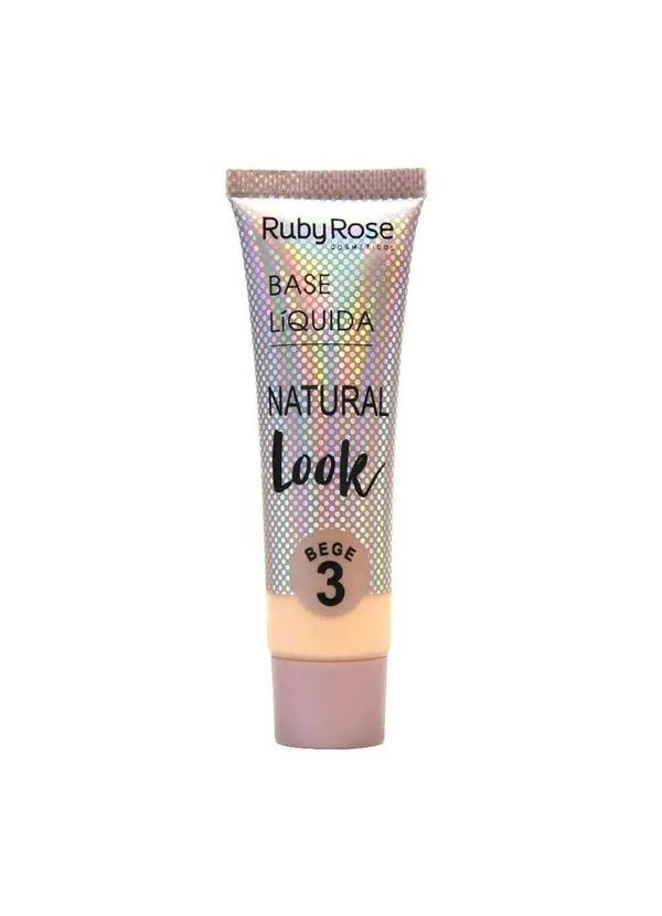 Ruby Rose - Base Líquida Natural Look Ruby Rose - Bege Bege 03