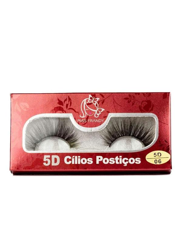 Miss Frandy - Cílios Postiços Miss Frandy 5d 06 Preta