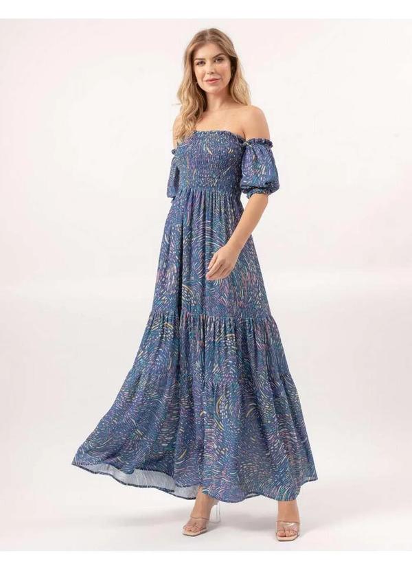 Elora - Vestido Elora Ciganinha Colors Feminino Azul