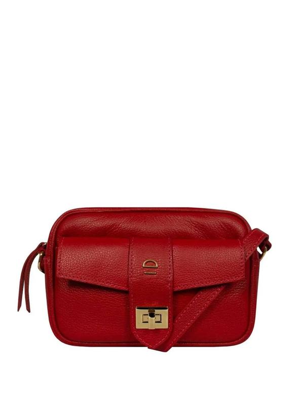Le Postiche - Bolsa Couro Transversal Floater K435 Le Postiche Vermelho