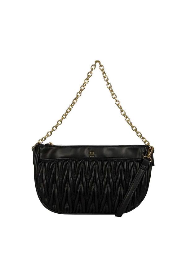 Le Postiche - Bolsa Transversal Baguete Macramê Le Postiche Preto