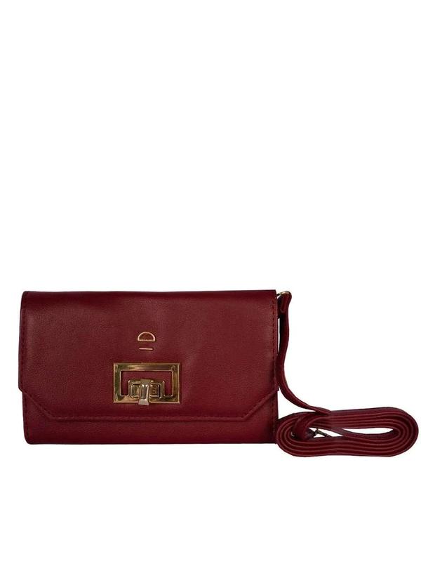Le Postiche - Bolsa Transversal Clutch Torniquete Colors Le Postiche Vinho