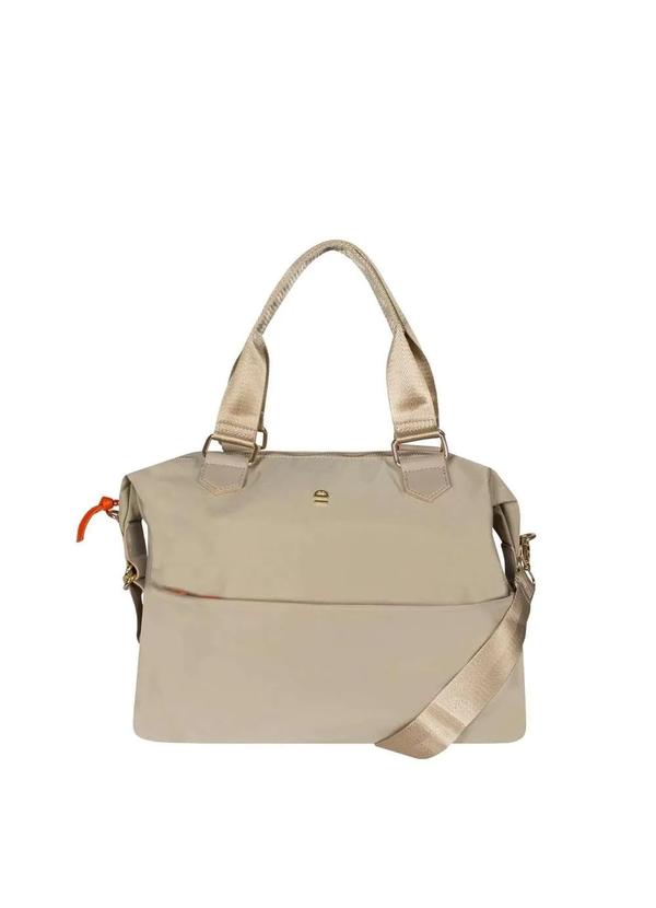 Le Postiche - Bolsa Transversal e Mão Sport Nylon Two Le Postiche Bege