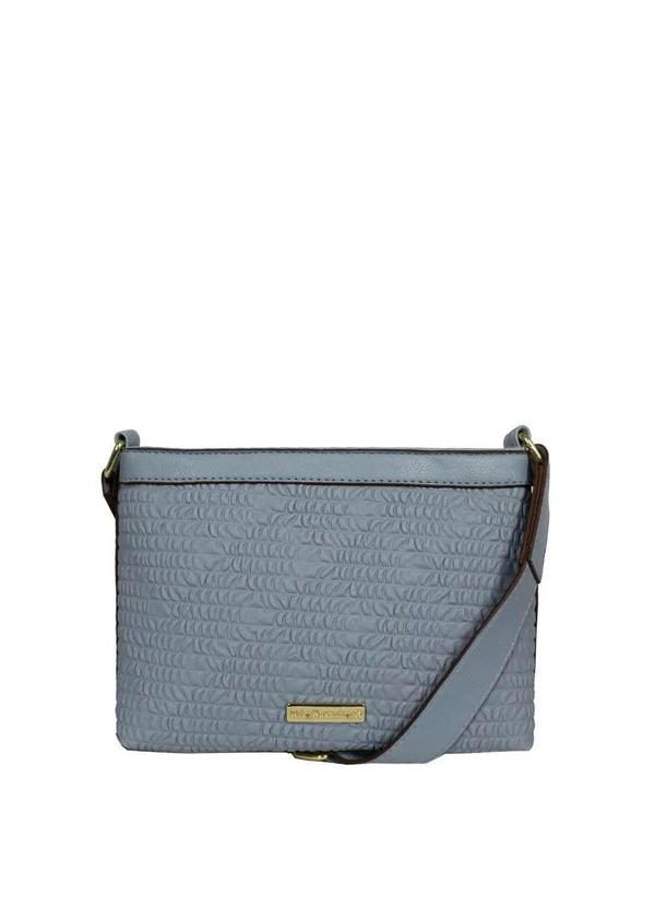 Le Postiche - Bolsa Transversal Franzido Le Postiche Azul-Claro