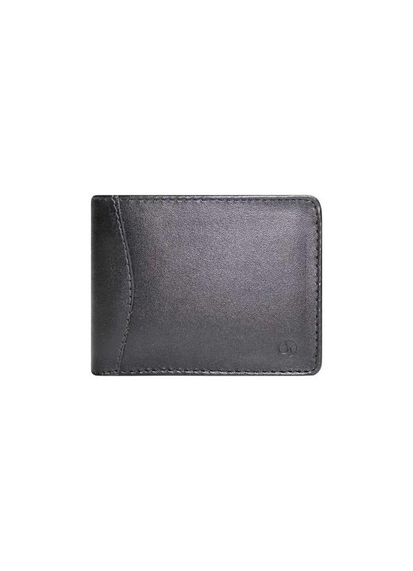 Stradda - Carteira Masculina Couro Classic Line Artlux Preto