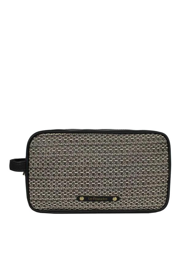 Le Postiche - Necessaire Feminina Palha M Le Postiche Preto
