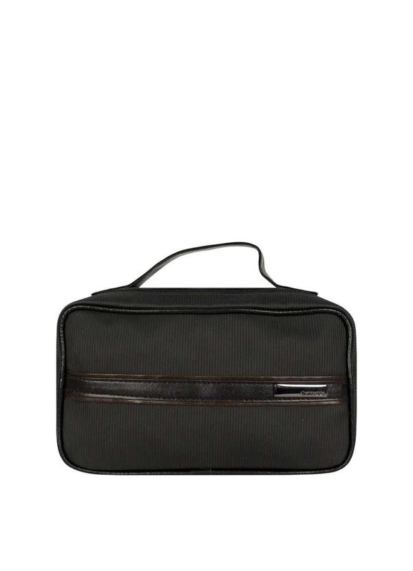 Stradda - Necessaire Masculina Bicolor Stradda Preto