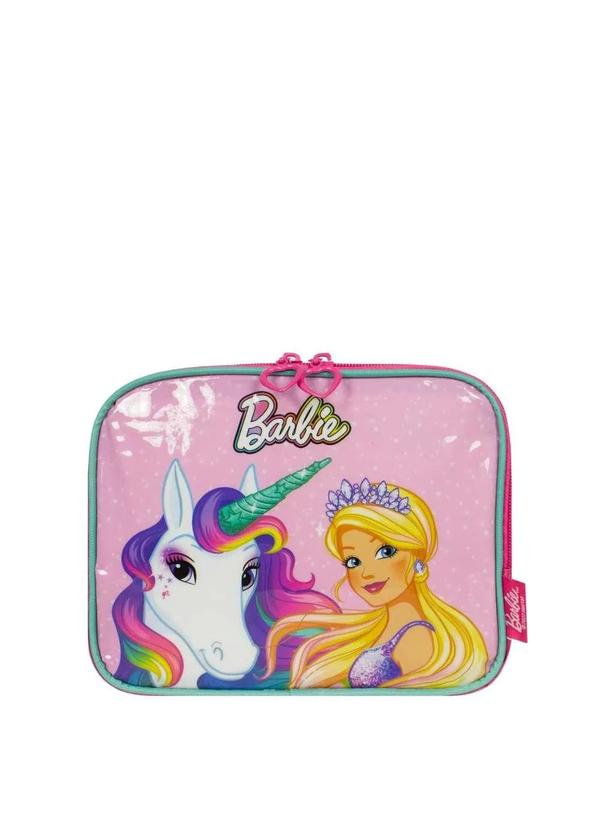 Luxcel - Lancheira Barbie Infantil Luxcel Rosa