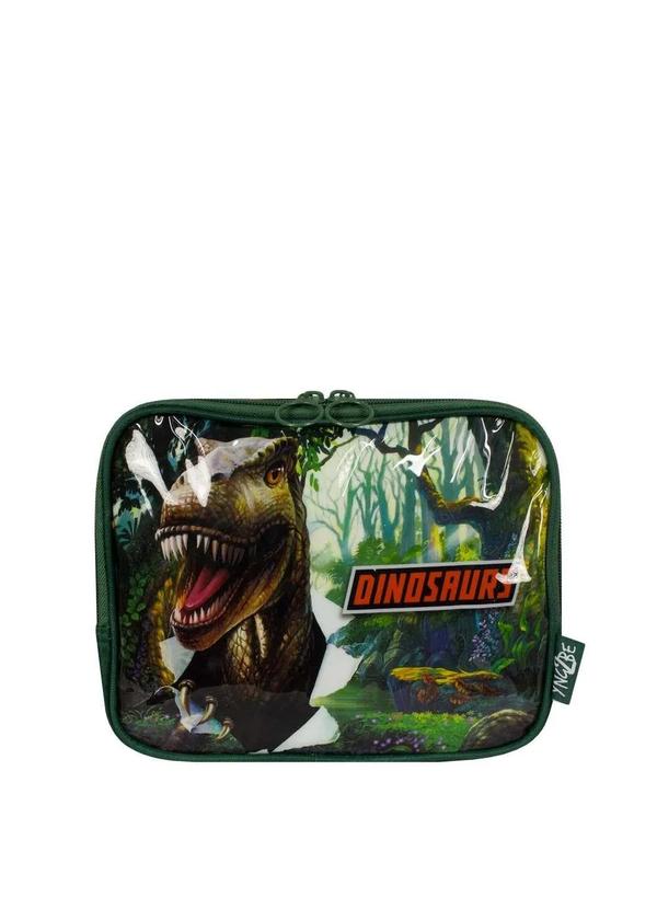 Luxcel - Lancheira Dinossauro Infantil Luxcel Verde