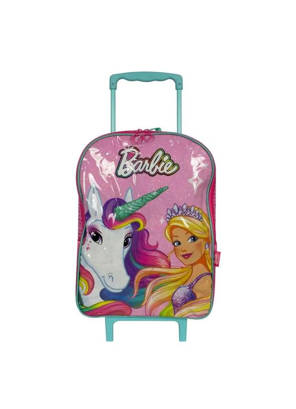 Luxcel - Mochila de Rodinha Barbie Infantil Luxcel Rosa