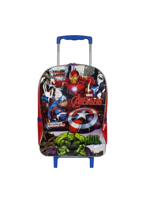 Luxcel - Mochila de Rodinha Vingadores Infantil Luxcel Azul