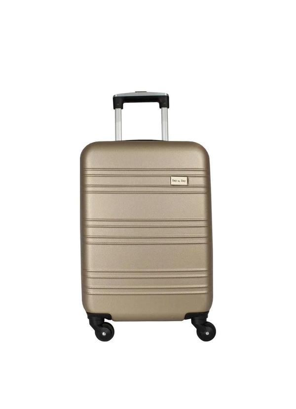 Le Postiche - Mala Bordo 8kg Rígida Rodas Giro 360° Cannes Day By Day Bege
