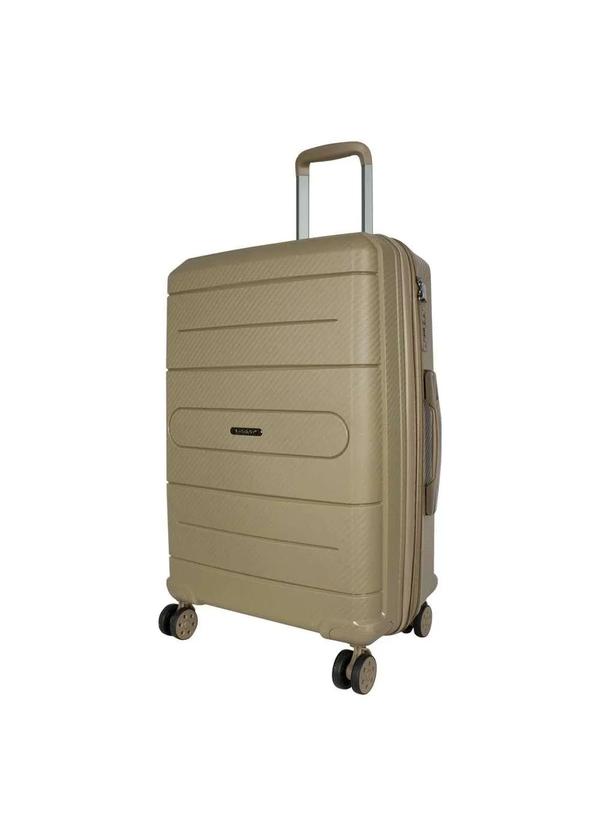 Le Postiche - Mala Média 23kg Rígida Rodas Giro 360° Berlim Black Le Postiche Cáqui 2