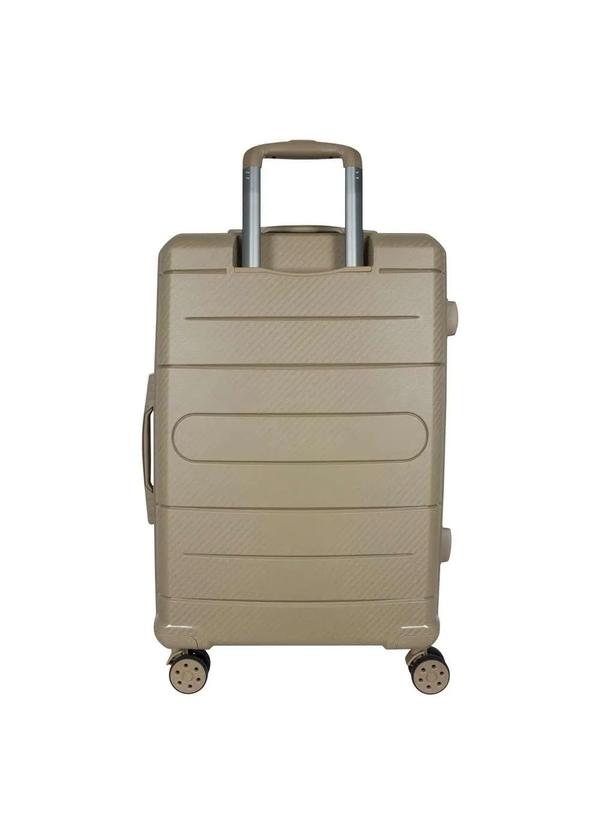 Le Postiche - Mala Média 23kg Rígida Rodas Giro 360° Berlim Black Le Postiche Cáqui 4