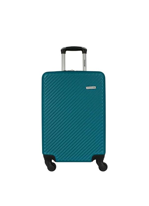 Stradda - Mala Pequena de Bordo 10kg Rígida Rodas Giro 360° Coimbra Stradda Azul-Escuro