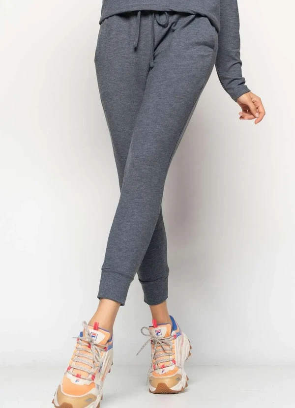 Salvatore Fashion - Calça Comfy Jogger Moletinho Fashion Cinza 5