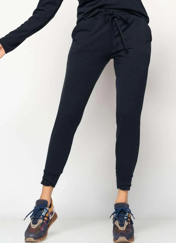 Salvatore Fashion - Calça Comfy Jogger  Moletinho  Fashion Preto 5