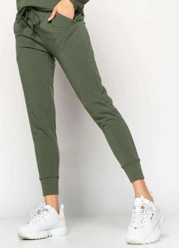 Salvatore Fashion - Calça Comfy Jogger  Moletinho  Fashion Verde 5