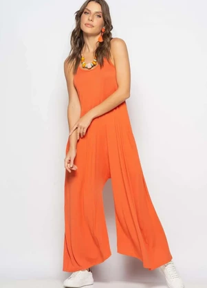 Salvatore Fashion - Macacão Alcinha Pantalona Malha - SALVATORE FASHION