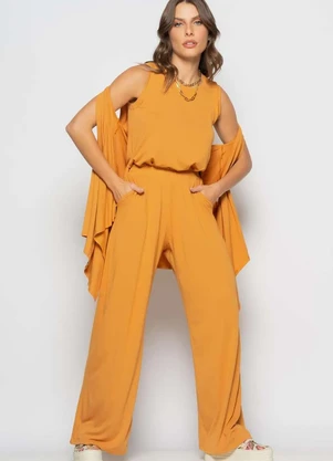 Salvatore Fashion - Conjunto com Kimono, Regata e Wide Leg Malha - SALVATORE FASHION