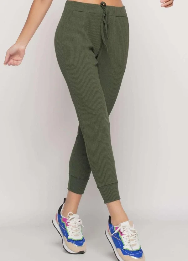 Salvatore Fashion - Conjunto Comfy com Blusa Manga Longa e Jogger Canelada  Fashion Verde 6