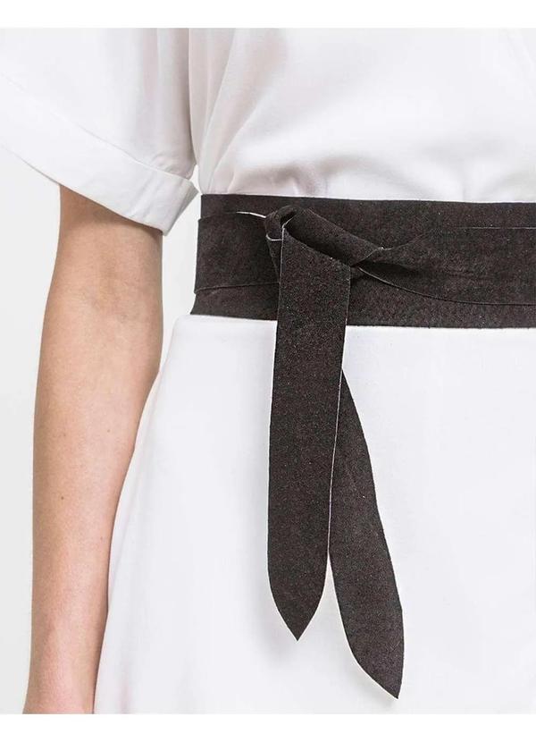 Zinzane - Cinto Zinzane Feminino Faixa de Camurca Preto