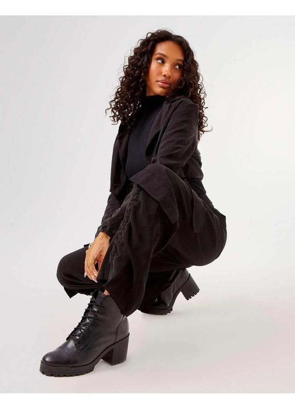 Zinzane - Calca Zinzane Feminino Cargo - Preto Preto