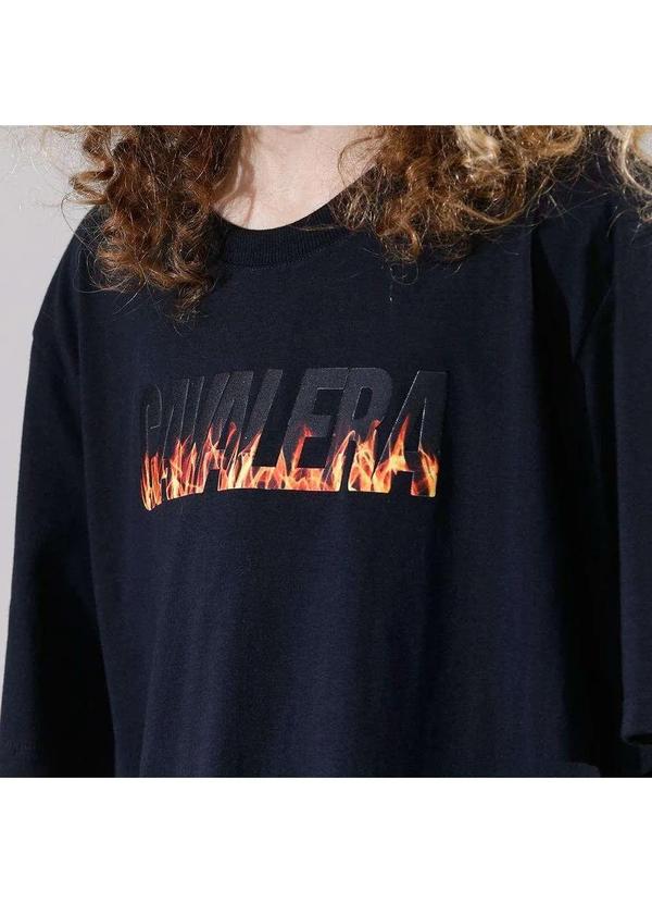 Cavalera - T-Shirt Cavalera Comfort Cava On Fire Preto 3