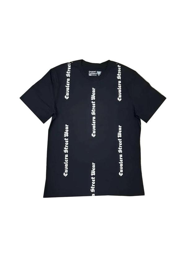 Cavalera - T-Shirt Cavalera Comfort Street Lines Preto