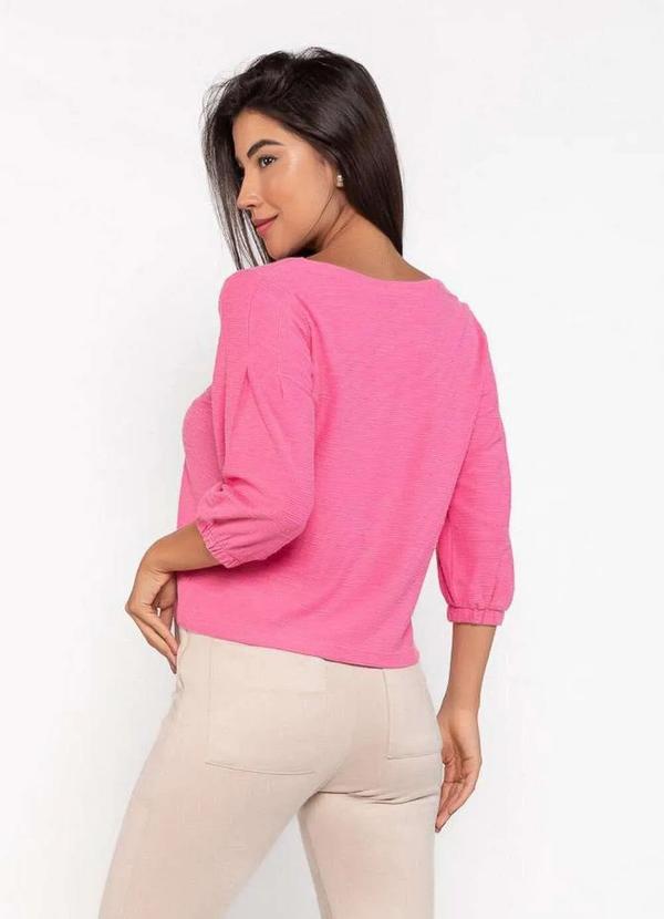 Lamis - Blusa em Viscose Rustic Maggie Rosa 4