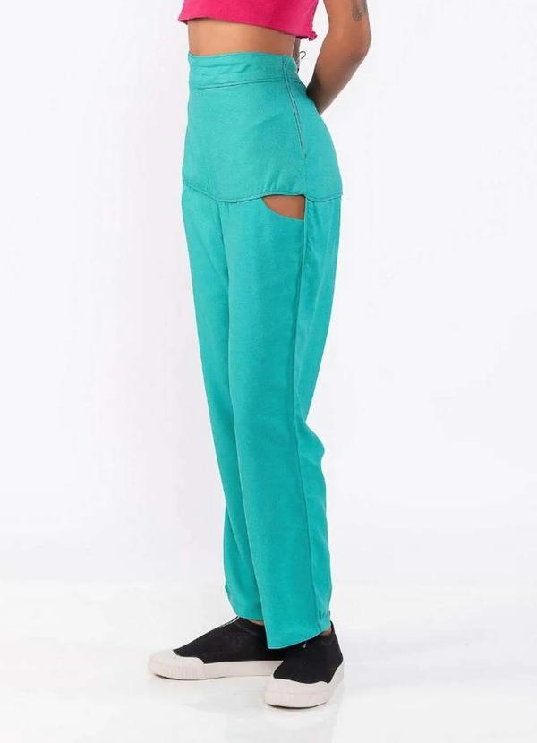 Lamis - Calca Daisy Recorte Lateral Verde 3