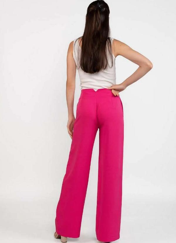 Lamis - Calca Pantalona Alfaiataria Lisa Pink 4