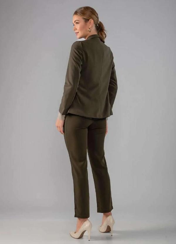 Lamis - Blazer Alfaiataria Totem Acinturado Verde Musgo 4
