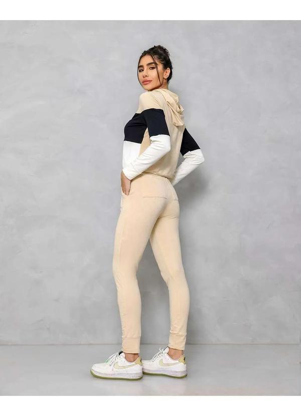 Dot Clothing - Conjunto Dot Clothing Moletinho Bege Amarelo 2