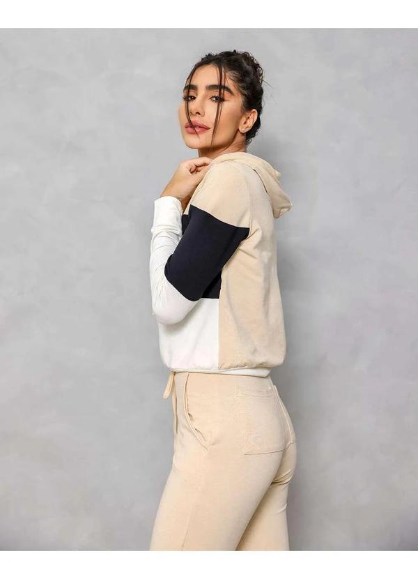 Dot Clothing - Conjunto Dot Clothing Moletinho Bege Amarelo 4