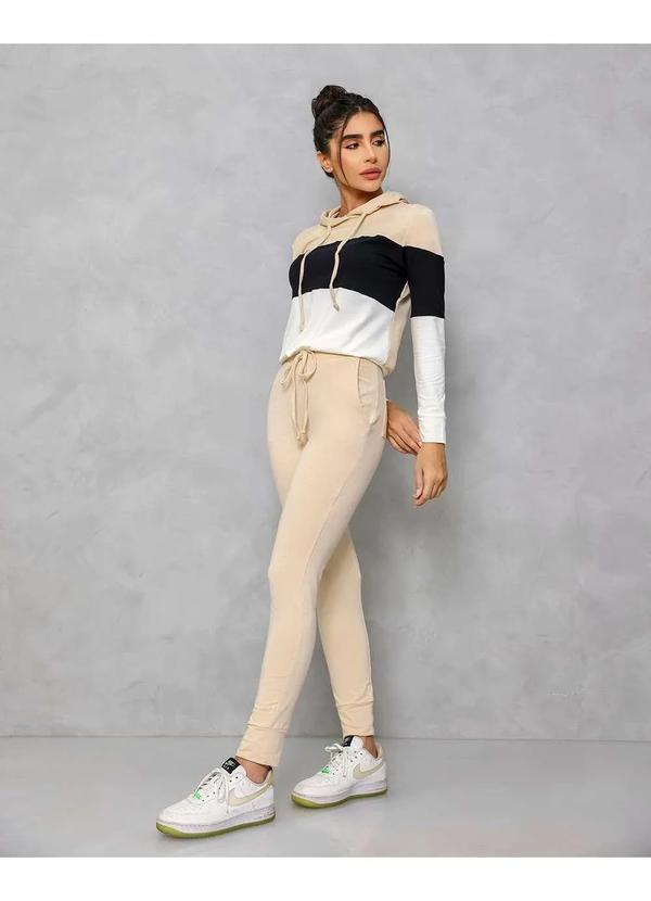 Dot Clothing - Conjunto Dot Clothing Moletinho Bege Amarelo 7