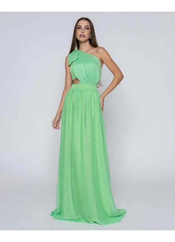 Dot Clothing - Vestido Dot Clothing Longo com Top Verde Verde 6