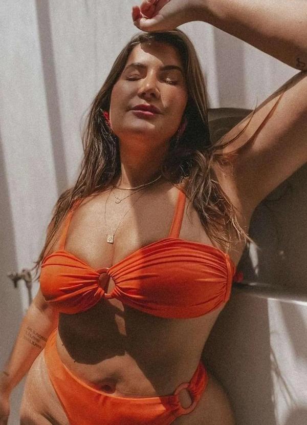 It Curves - Biquini Plus Size com Fivela Vermelho 2