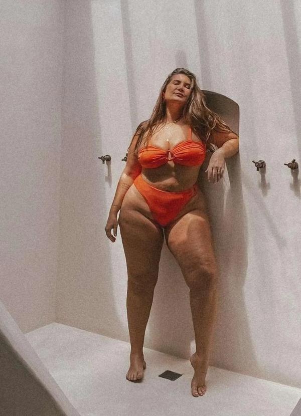 It Curves - Biquini Plus Size com Fivela Vermelho 3