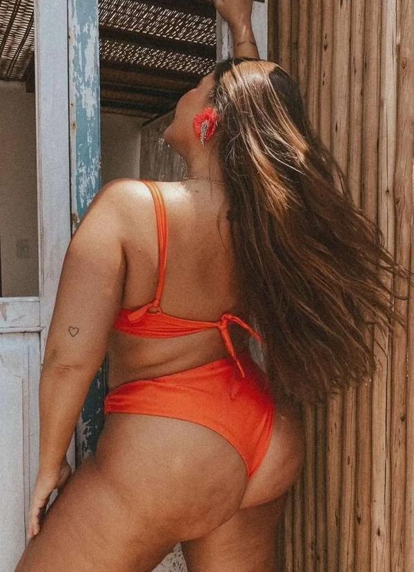 It Curves - Biquini Plus Size com Fivela Vermelho 4