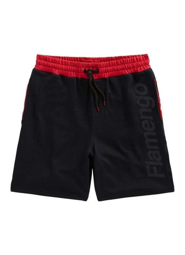 Reserva - Bermuda Moletom Flamengo Reserva Preto