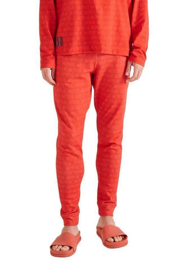 Reserva - Calça Pijama Full Print Netflix Reserva Vermelho