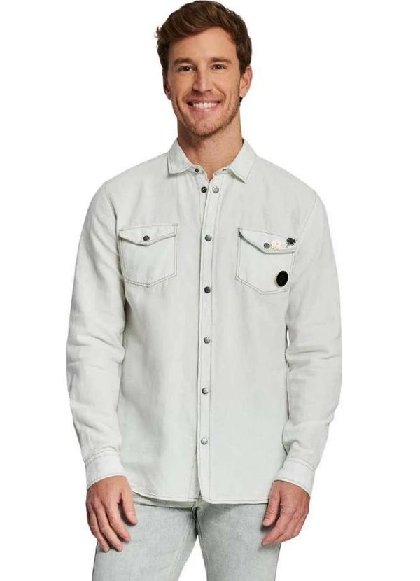 Reserva - Camisa Manga Longa Jeans Sorte Reserva Indigo Lav