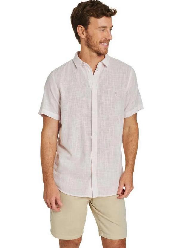 Reserva - Camisa Mc Flame Leve Reserva Rosa Claro