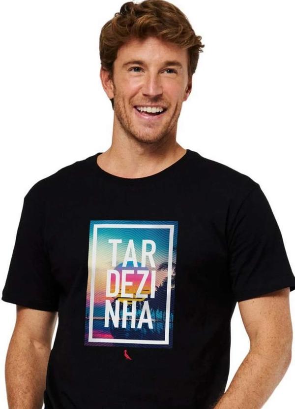 Reserva - Camiseta Algodão Masculina Tardezinha Verão Reserva Preto 2