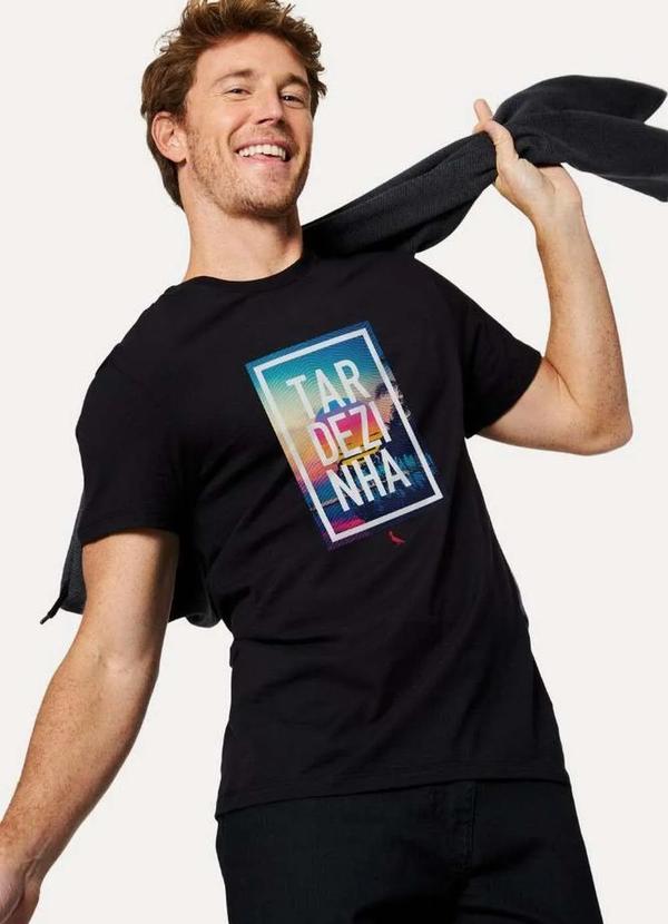 Reserva - Camiseta Algodão Masculina Tardezinha Verão Reserva Preto 3
