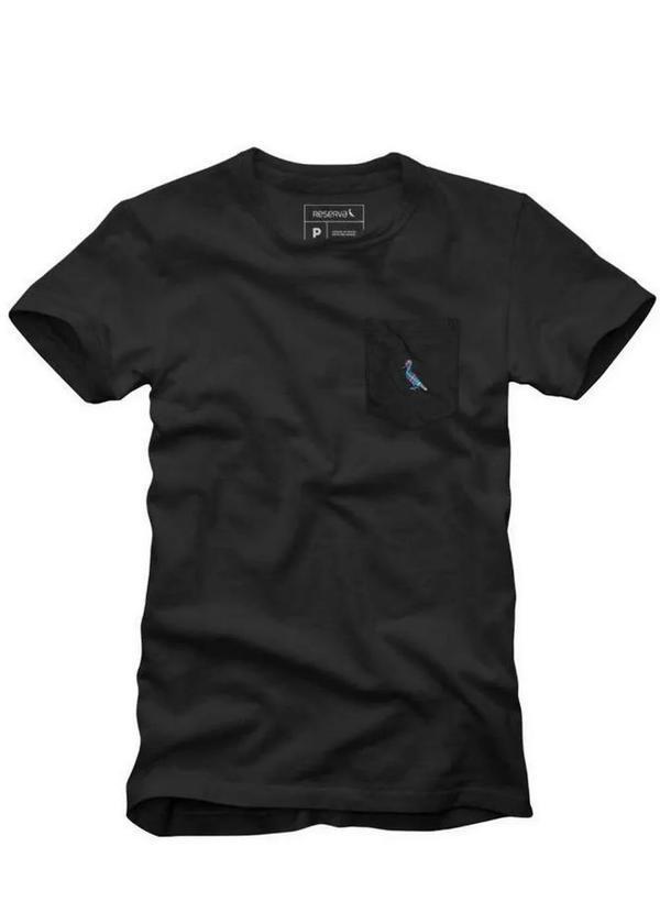 Reserva - Camiseta Bolso Cb Pica-Pau Xadrez Reserva Preto