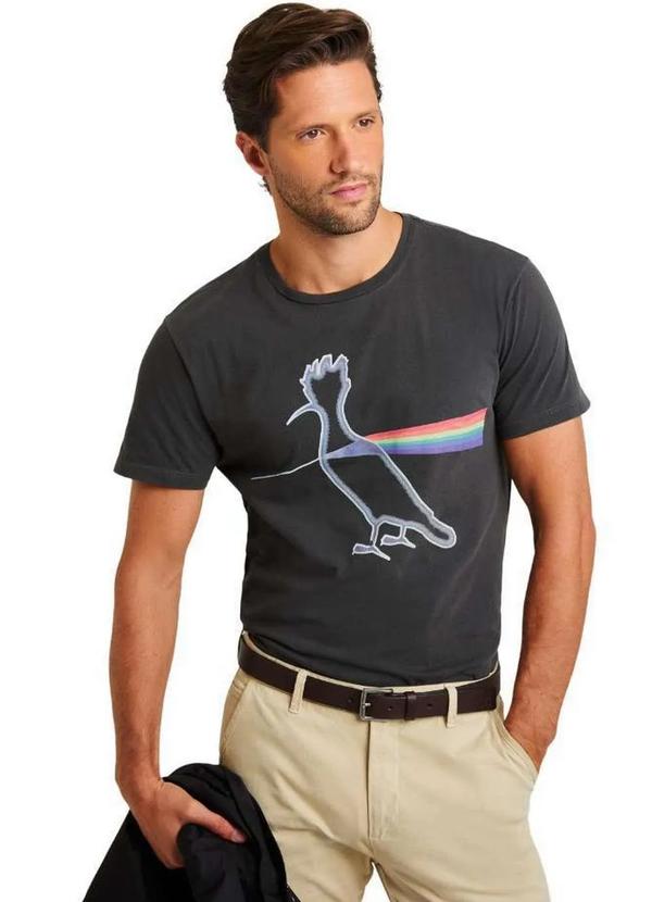 Reserva - Camiseta Cb Algodão Lado Escuro da Lua Reserva Preto Stoned