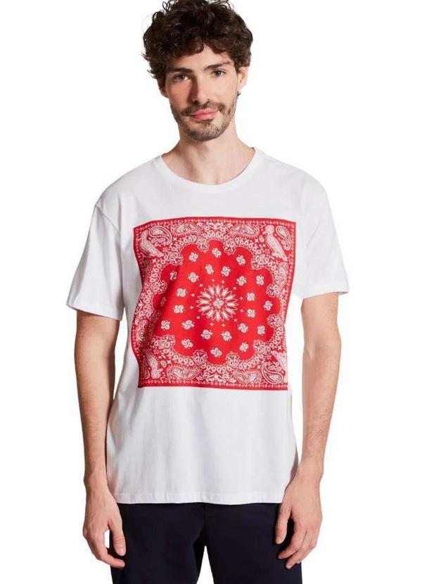 Reserva - Camiseta Estampada Bandana Reserva Vermelho