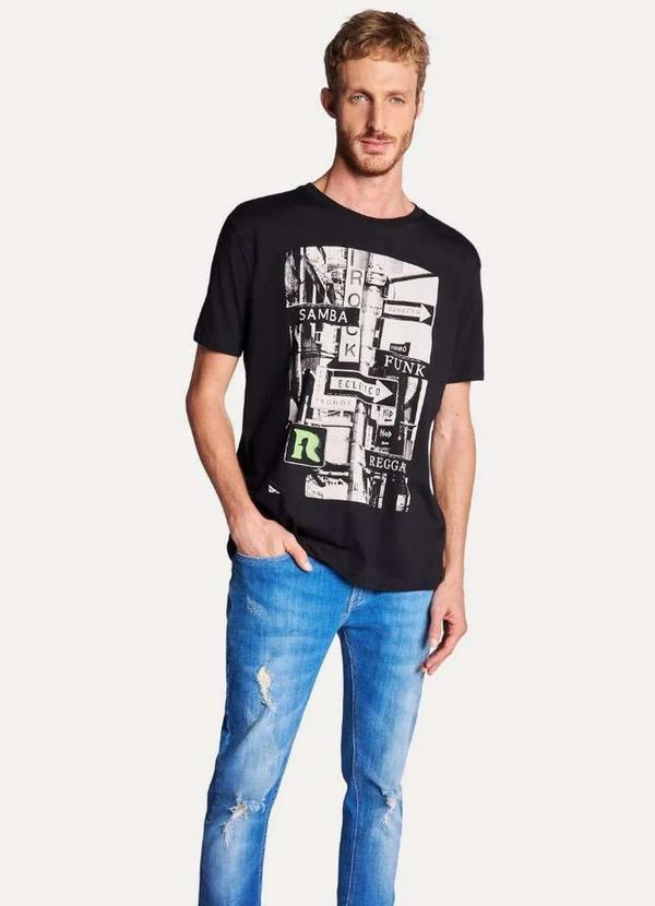 Reserva - Camiseta Estampada Eclético Reserva Preto 3